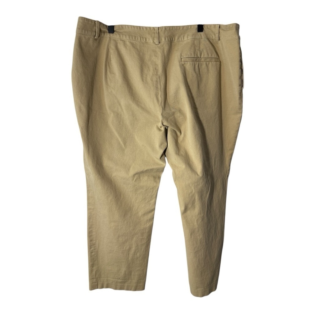 Lauren by Ralph Lauren Connor Straight Leg Tan Pants Size 20 - Picture 9 of 9